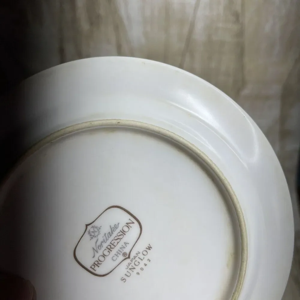 (1) Noritake‎ Bread & Butter Plate Sunglow 9042 Vintage 1970s Retro MCM